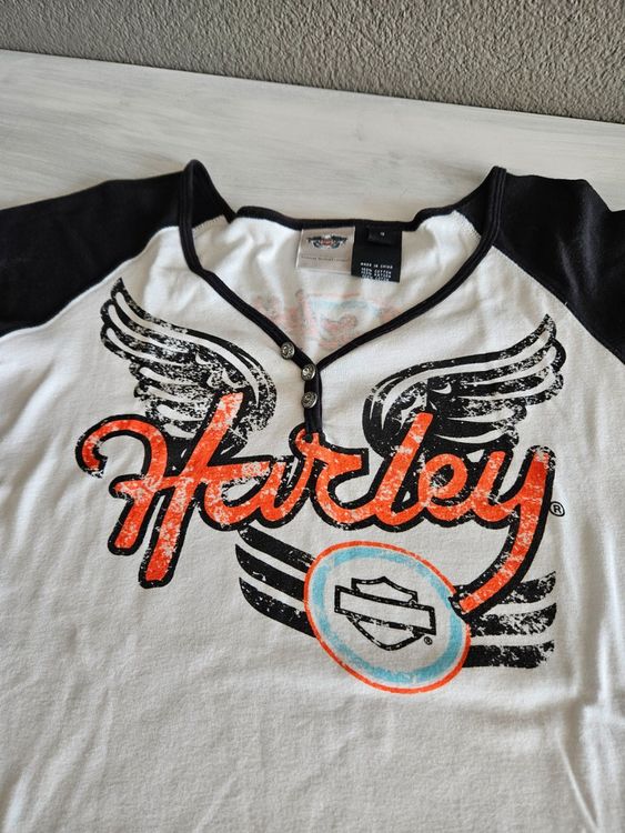 Harley Davidson Shirt Gr. S Damen Top Sommer Vintage Look 2