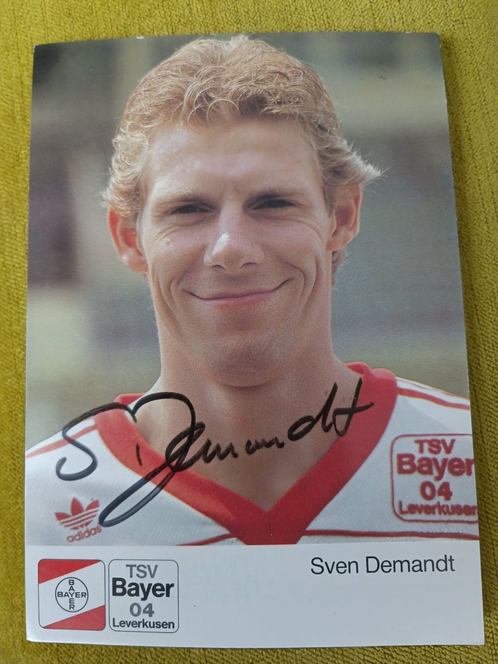 Autografi: Sven Demandt - handsignierte Autogrammkarte – Usato da Menziken venduto da Artographs