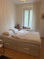 schönes und praktisches bett inkl. lattenrost & matratze