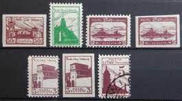 Mittellitauen Porto Kat. 1-5 */gest. 1921