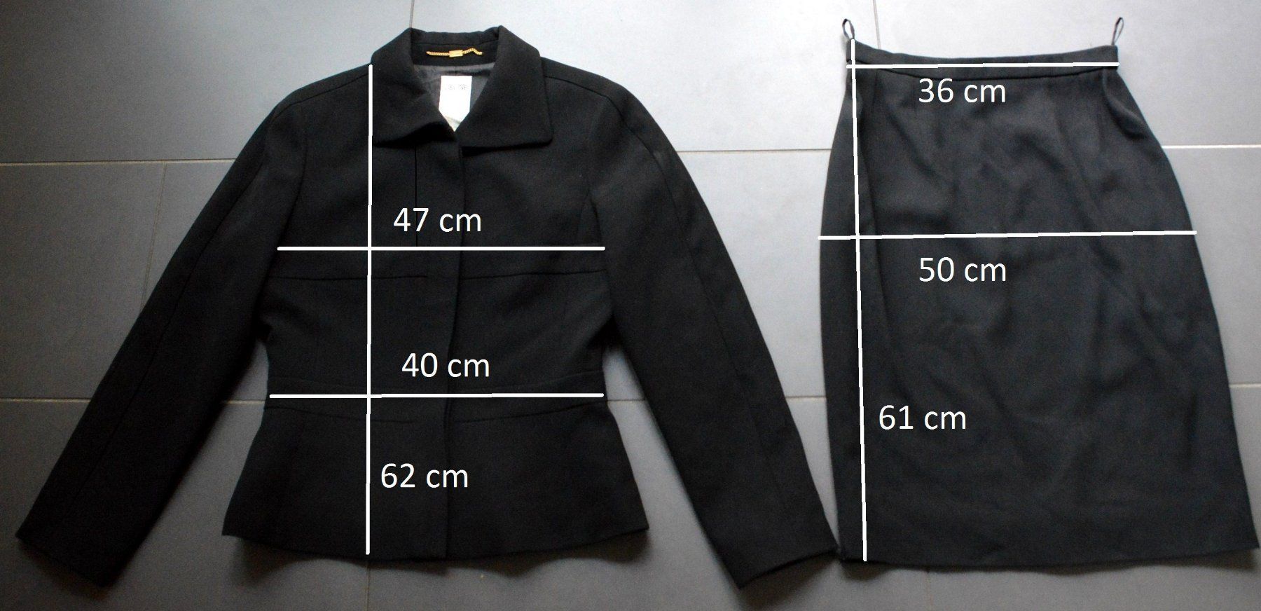 Celine Lotti di vestiti: Céline  Blazer + Rock / jupe Ensemble .40 – Usato da Collonges venduto da Auganien 6