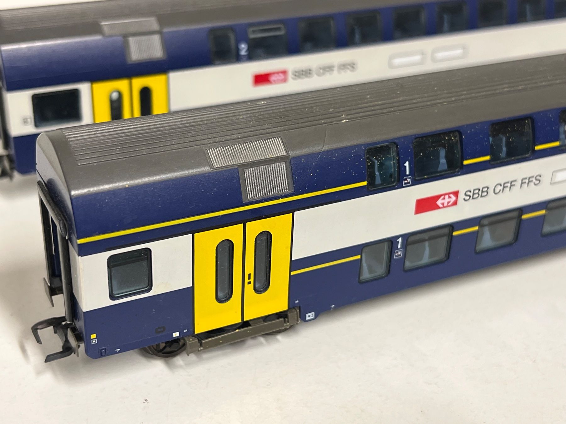 Fleischmann Modellini di ferrovie: Fleischmann S Bahn SBB   H0 AC 2 Stk. – Difettoso da Geroldswil venduto da TopTrain54 3