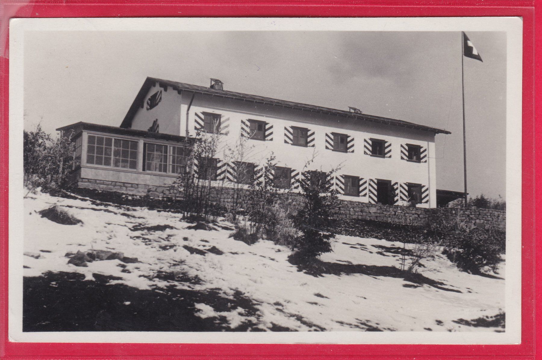 Cartoline postali: MORONHAUS SEKTION BASEL S.A.C., 6.2.1934 – Usato da Oberrieden venduto da Gebirgsstelze