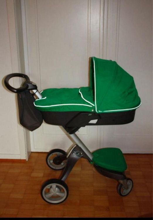stokke kinderwagen zwart