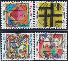 231-234  FD-Vollstempel vom Ort, 14.5.91, 3000 Bern 1