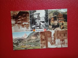 Zermatt Wallis mehrbildrig in alten Ansichten