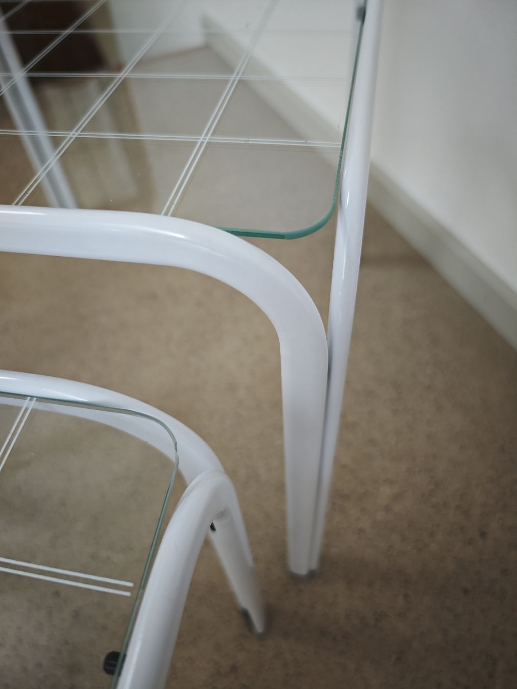 Tische: Vintage Nesting Coffee tables, white – Gebraucht aus Gattikon von ninuska13 5