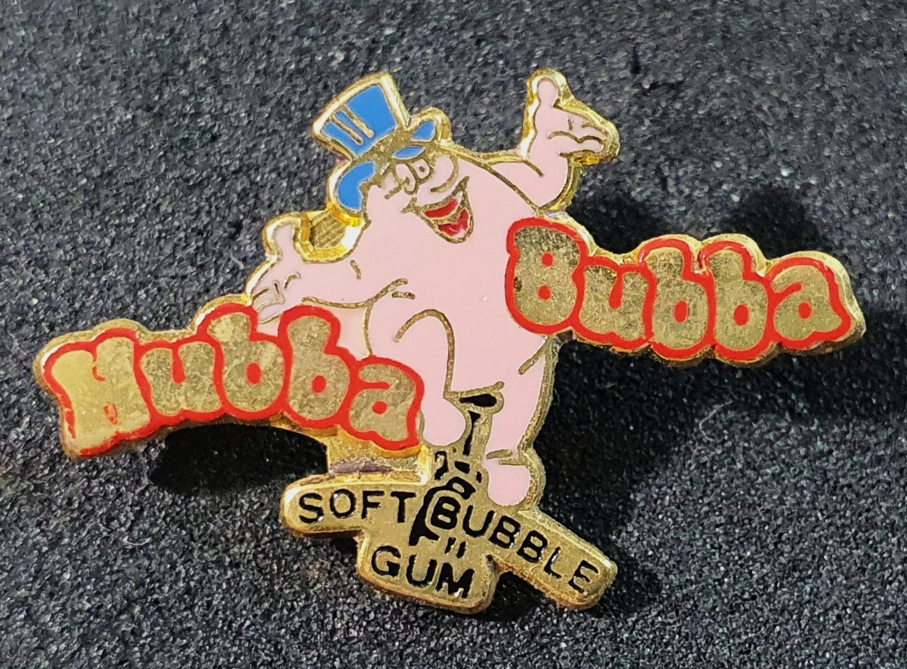 Plaketten & Abzeichen: BB590 - Pin Kaugummi Soft Bubble Gum - Hubba Bubba – Gebraucht aus Reinach BL von Boston-Verkauf