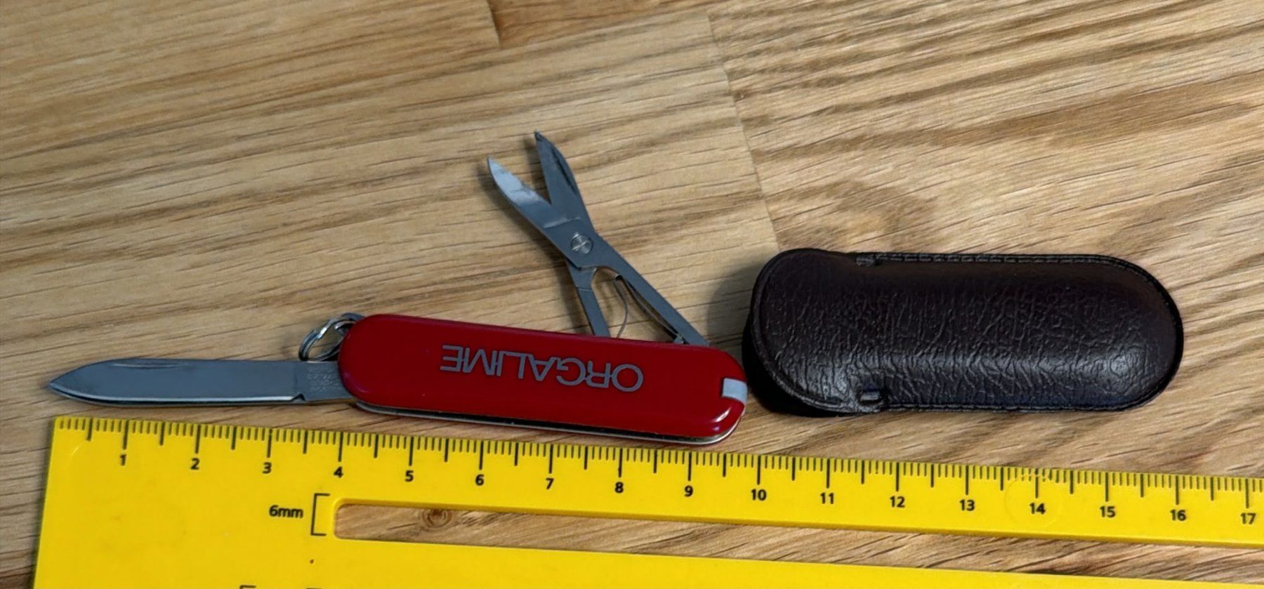 Victorinox Coltelli tascabile: VICTORINOX SACKMESSER ORGALIME MIT ETUI – Usato da Zürich venduto da Frei-Occasionen 1