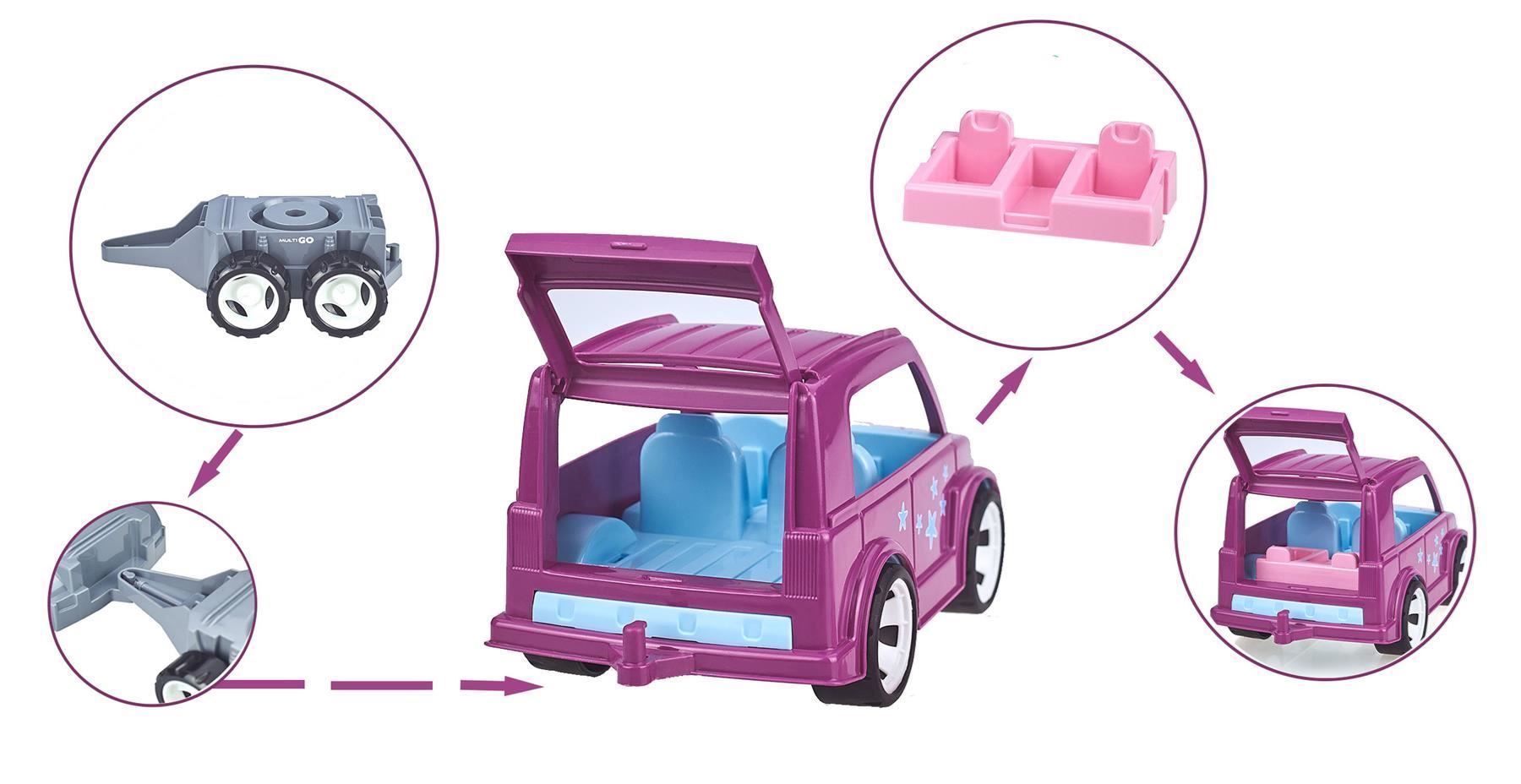 Giocattoli: Spielzeugauto mit PINKY STAR – Nuovo e nell'imballaggio originale da Mosnang venduto da glascom 1