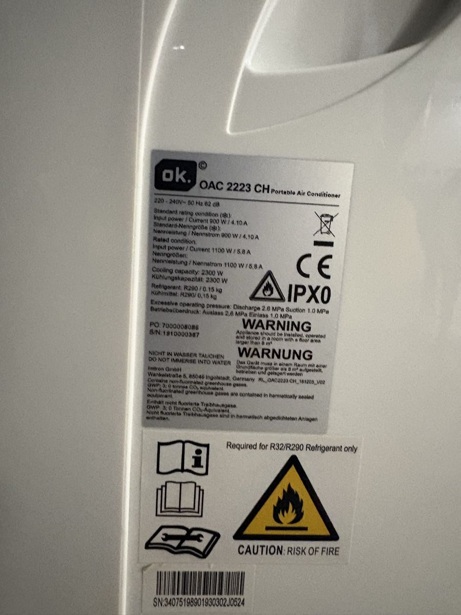 Klimageräte: Klimaanlage mobil – Gebraucht aus Hombrechtikon von giziminator 1