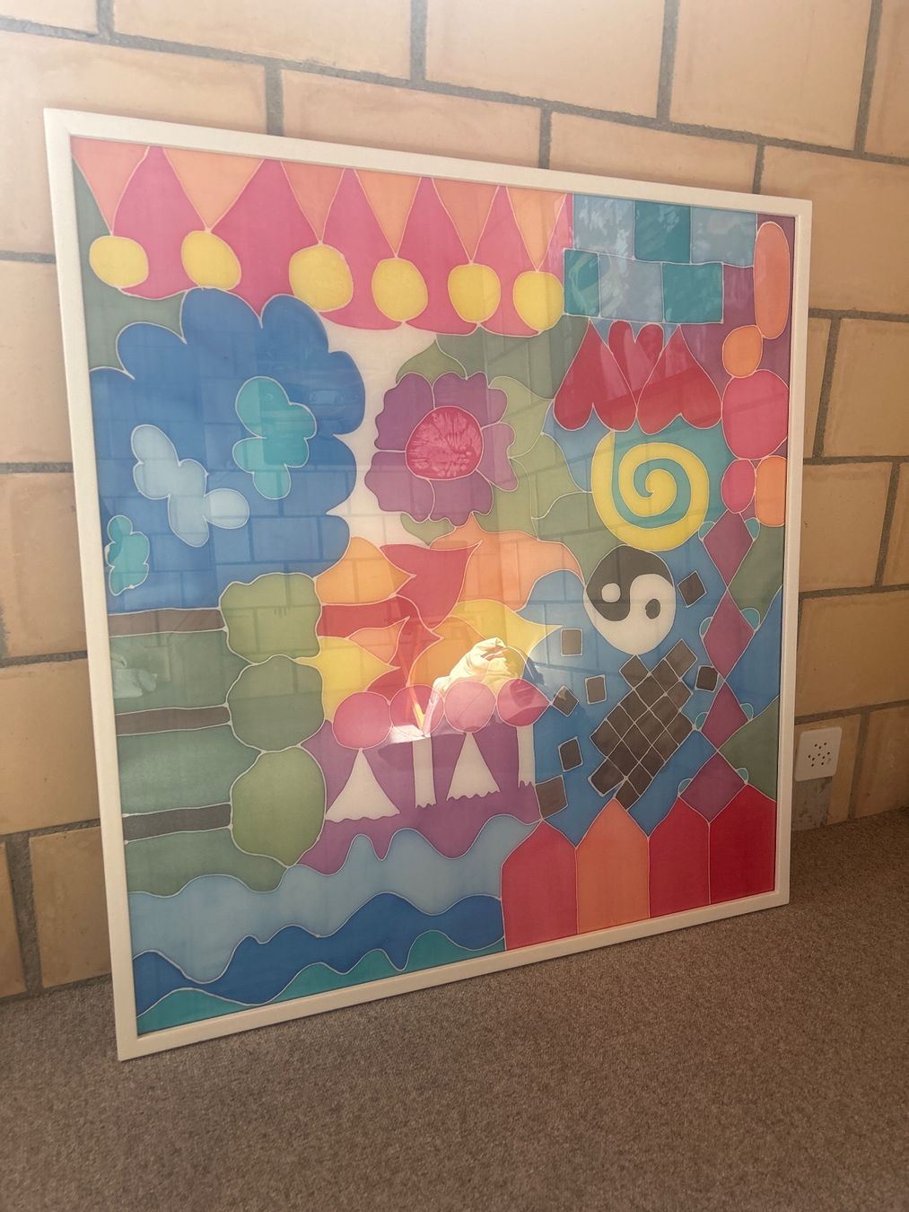 Foto & Immagini: Farbenfrohes Wandbild mit Rahmen - Einzigartiges Design! – Usato da Illnau venduto da Martin724