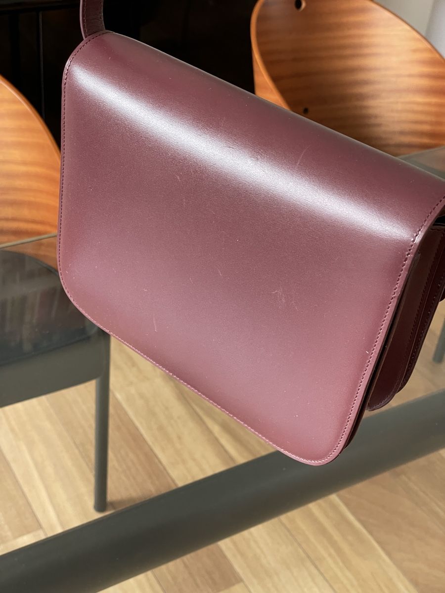 Celine Taschen für Damen: Celine Box Bag medium, Burgundy Color – Gebraucht aus Cologny von Jul_ez 3