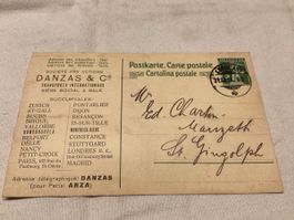 Bâle entier privé DANZAS 1914