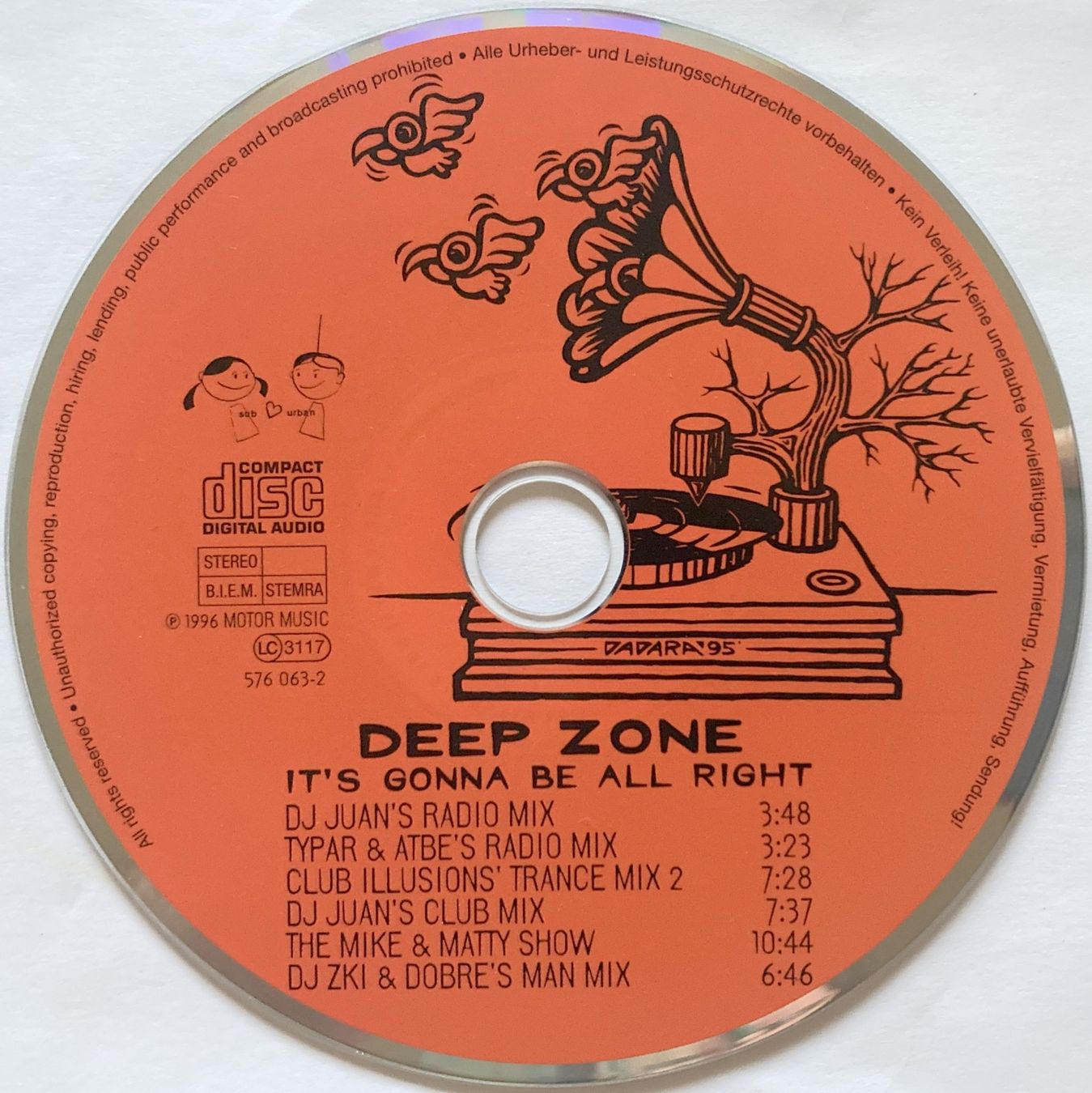CD: DEEP ZONE - IT'S GONNA BE ALL RIGHT – Usato da Bottens venduto da hotter-than-hell 2