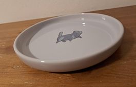 Keramik Futternapf für Katzen, flach, Durchmesser 22 cm
