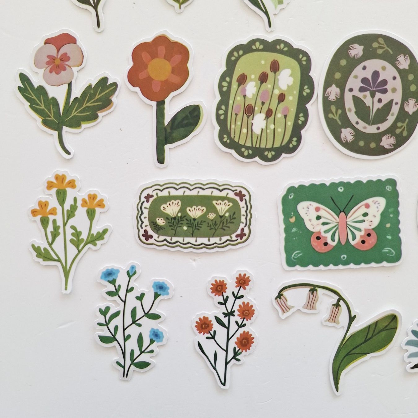 Sticker: 30 Aufkleber Sticker - Botanik Blumen – Nuovo e nell'imballaggio originale da Basel venduto da Kunterbunt12 4