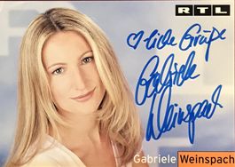 Gabriele Weinspach Autogramm signiert Foto 10x15cm