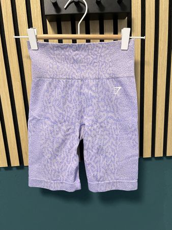 Gymshark Camouflage- Shorts,lila,Gr.XS,