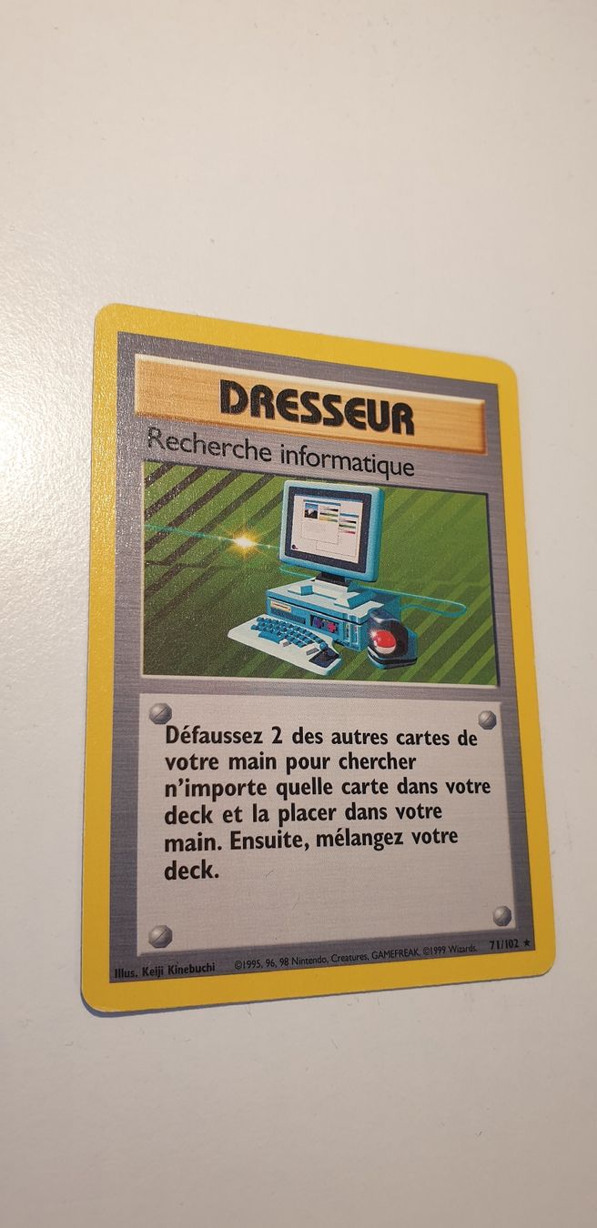 Pokémon Sammelbilder & Trading cards: Dresseur 71/102 pokémon carte – Gebraucht aus St-Sulpice VD von Miwix
