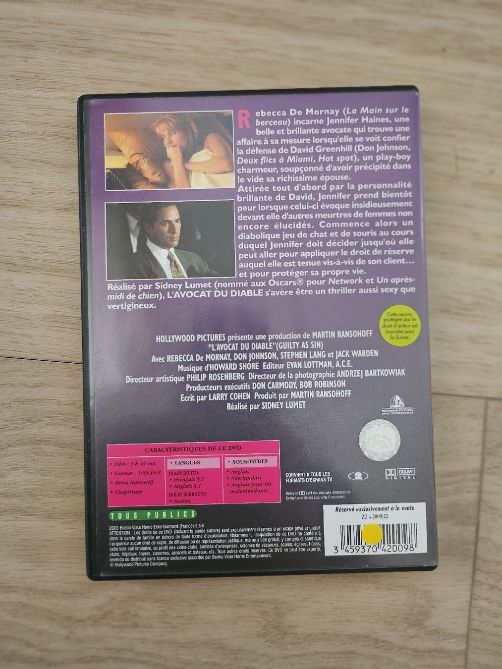 Tutti i DVDs: DVD L'Avocat du Diable - Edition Spéciale – Usato da La Joux FR venduto da car_ck96 2