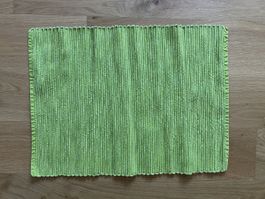 6 Tischset 100% Baumwolle grün von Sander