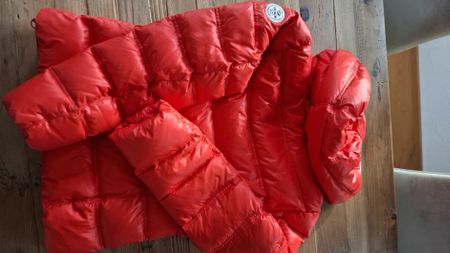 Daunenjacke Sun Valley rot gesteppt guter Zustand