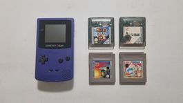 Nintendo GameBoy Color Konsole + 4 Spiele