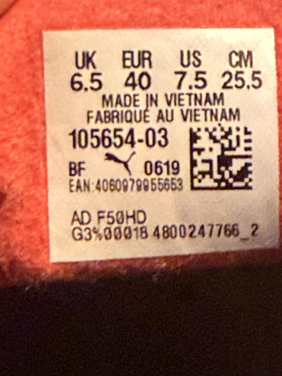Puma Scarpe da uomo: Hallenschuhe Puma 40 orange/schwarz – Nuovo (secondo la descrizione) da Alpnach Dorf venduto da Chelsea2 2