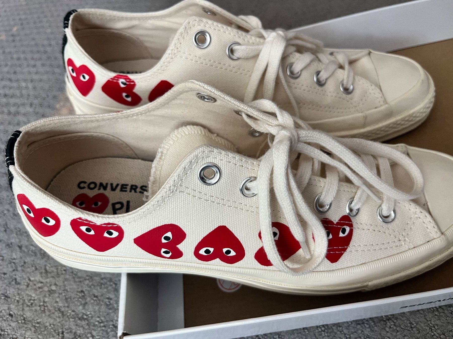 Comme Des Garcons Scarpe da uomo: Comme des Garcons Converse Schuhe, Grösse 41.5! – Usato da Kloten venduto da Deborah25 2