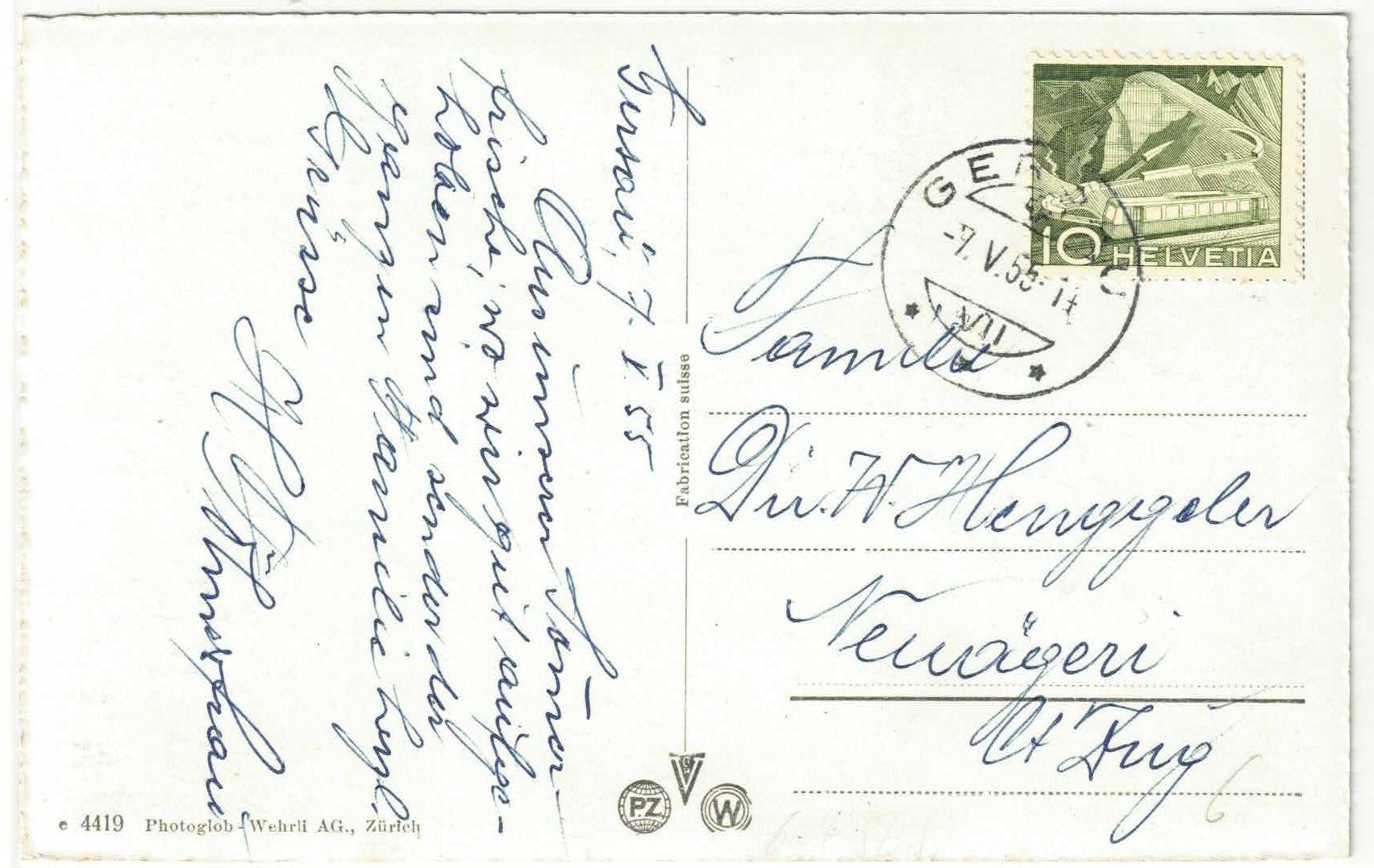 Cartoline postali: Gersau - Generalansicht – Usato da Ettingen venduto da Kartenplanet 1