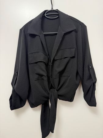 Damen Blusen schwarz, beige und rosa