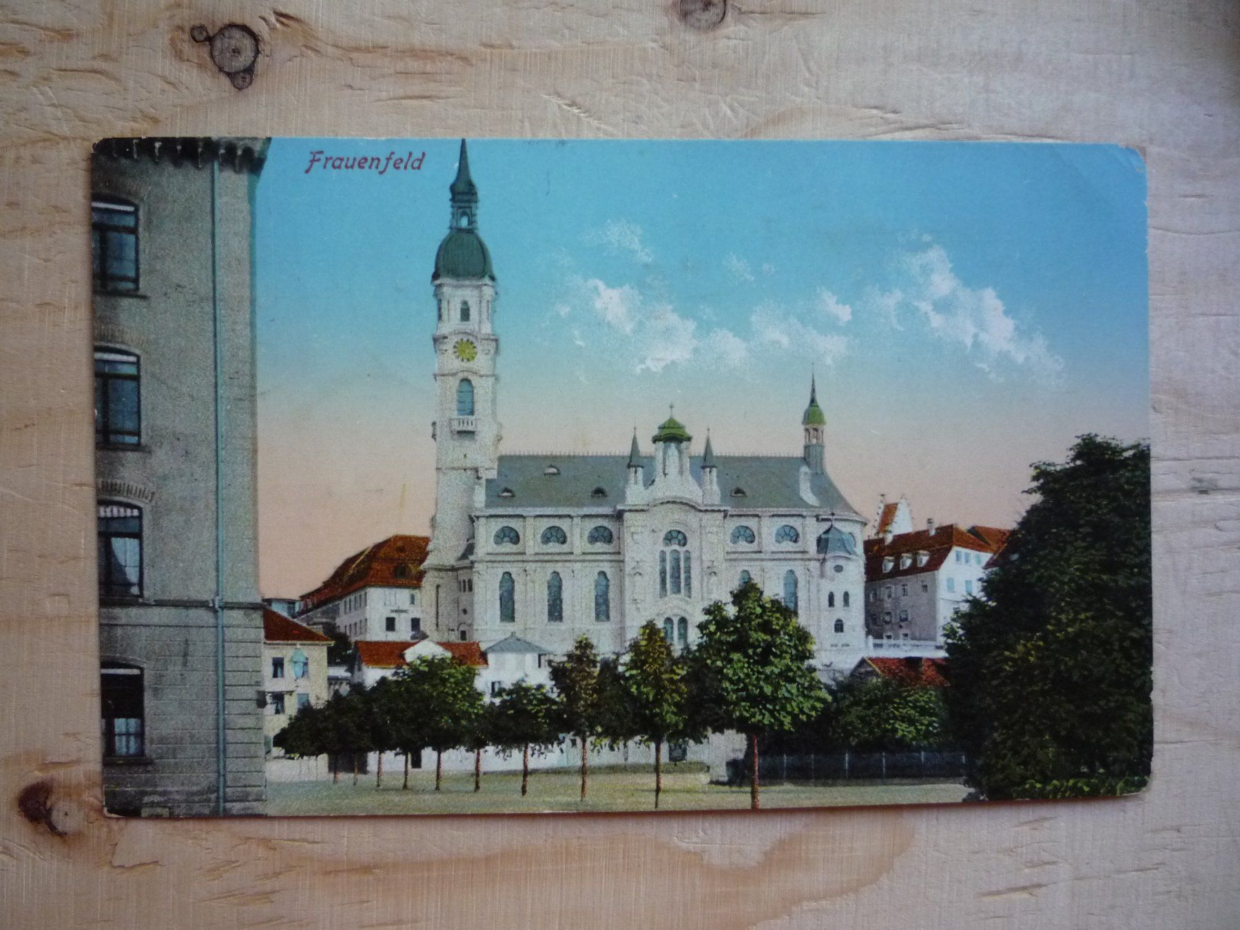 Ansichtskarten: Frauenfeld, 1.VIII.12 – Gebraucht aus Rieden SG von Brockehuesli