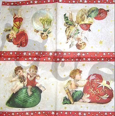 Servietten: Serviette engel (h5) 2Stk. – Neu (gemäss Beschreibung) aus Schlatt TG von kreativ-atelier