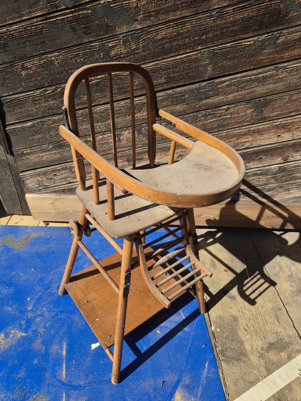 Seggioloni: Ancienne chaise en bois pour bébé – Usato da Farvagny-le-Grand venduto da CollectibleWatches 1