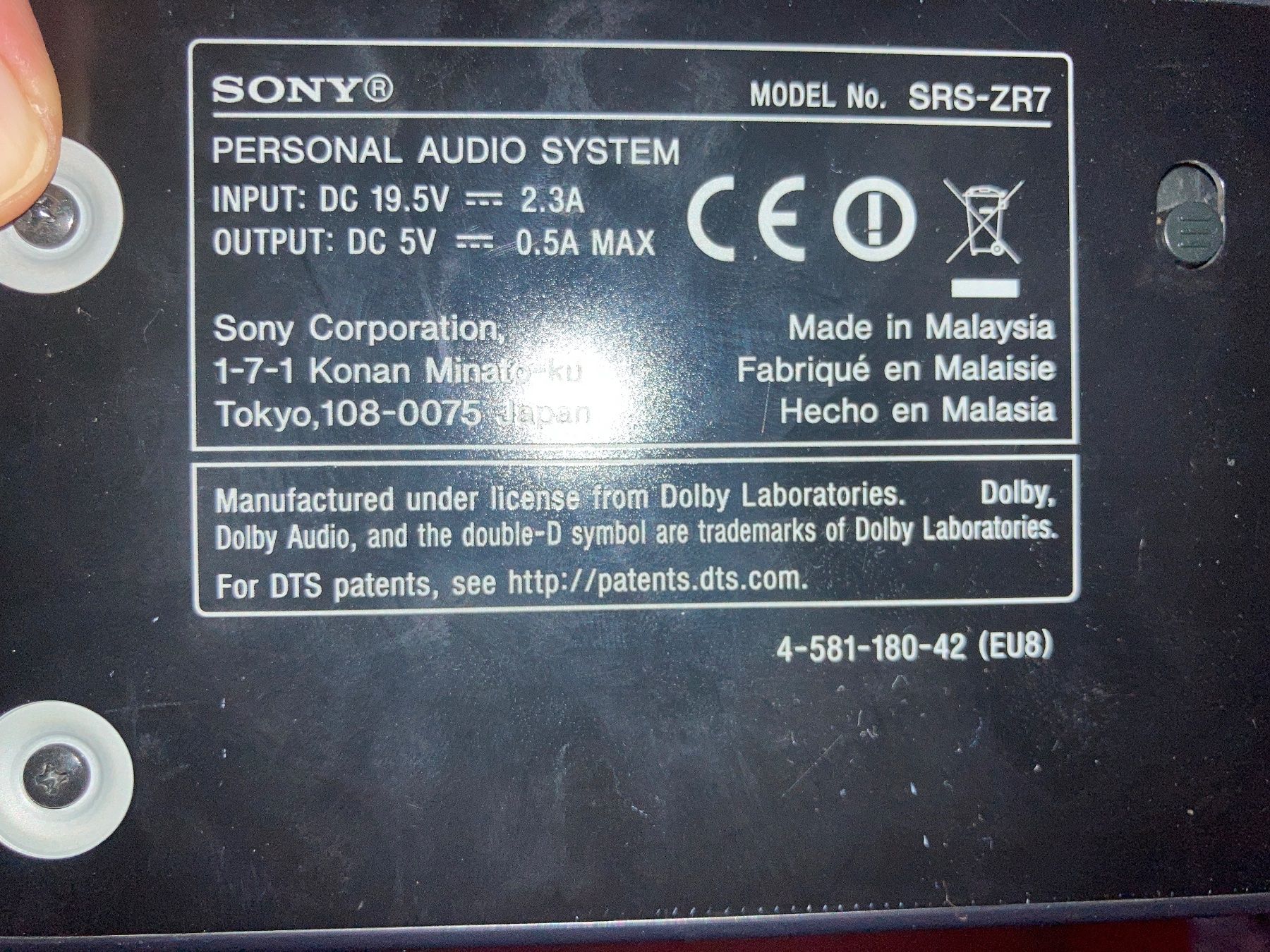 Sony Casse acustiche: Sony Personal Audio System – Usato da Bern venduto da LeaK07 2