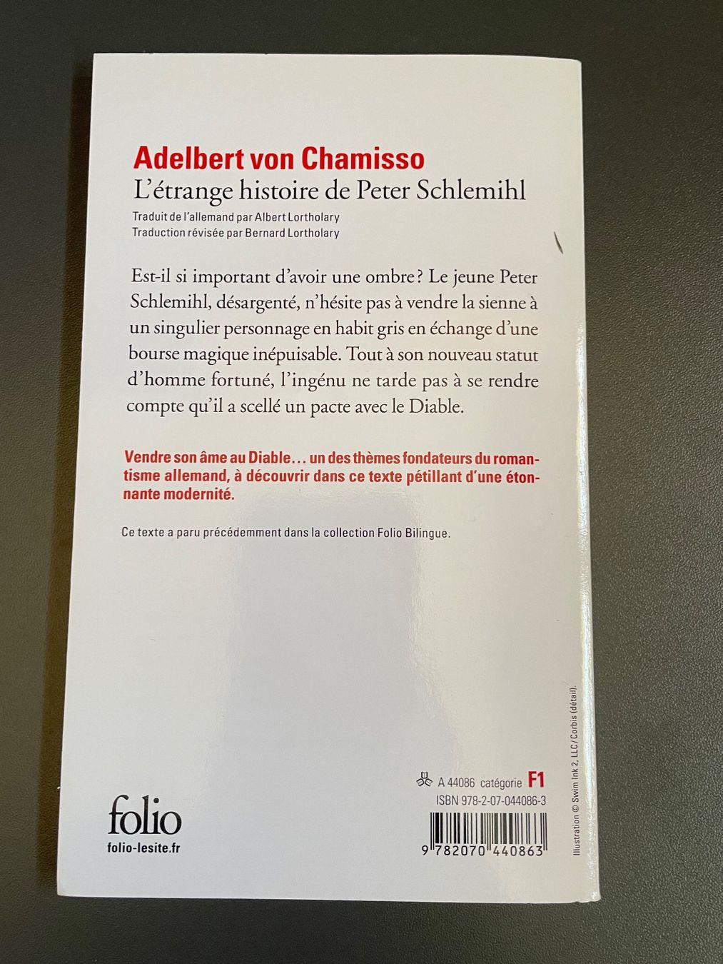 Bücher: L’étrange histoire de Peter Schlemihl – Gebraucht aus Chamoson von daleva0204 1
