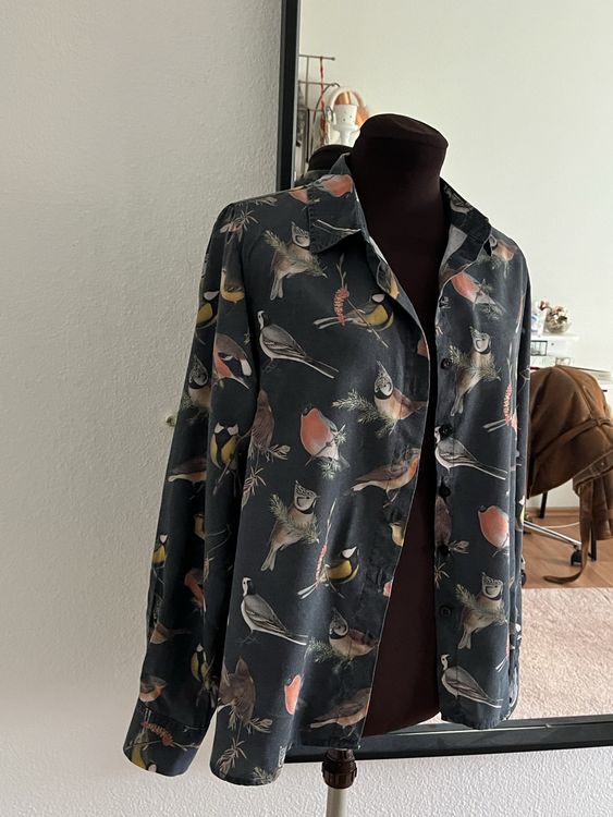 Chemise oiseaux Dedicated taille M Tencel doux (Gebraucht) in Lyss