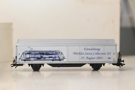 Märklin Swiss Collection III Güterwagen Einweihung 2001
