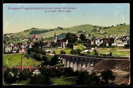 AK Herisau, Glattal-Viadukt, Bodensee-Toggenburgbahn, Ortsan