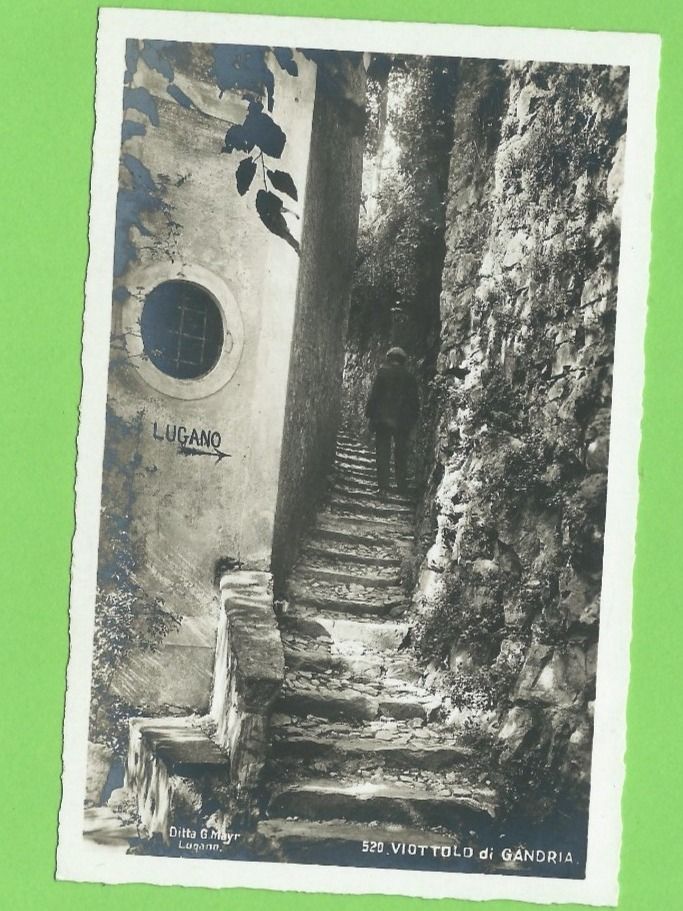 Cartoline postali: Viottolo die Gandria – Usato da Zürich venduto da t24_de