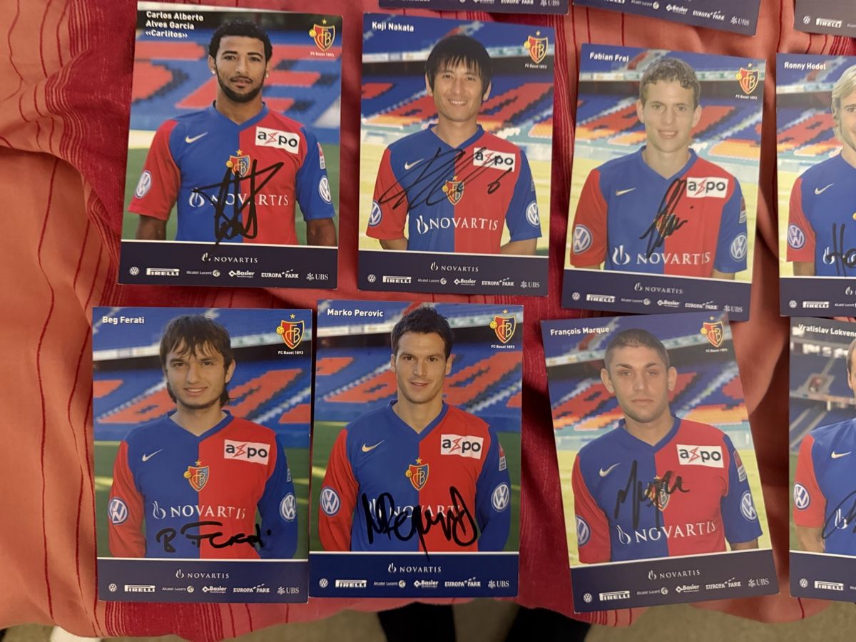Autografi: Autogrammkarten FC Basel signiert – Usato da Rüschlikon venduto da Andi_2000 5