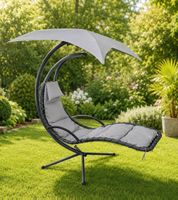 CHAISE LONGUE suspendue yc toit, matelas, oreiller 205x102cm