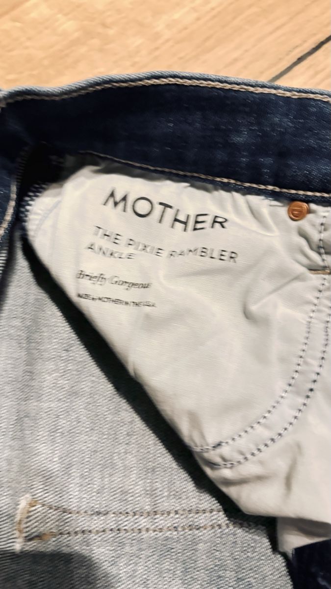 Jeans: Mother Jeans The Pixie Rambler Ankle blau Grösse 27 – Gebraucht aus Magden von adr_5k8k 1