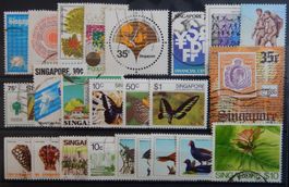 Singapore Malaya British Lot mit alten Werten VI