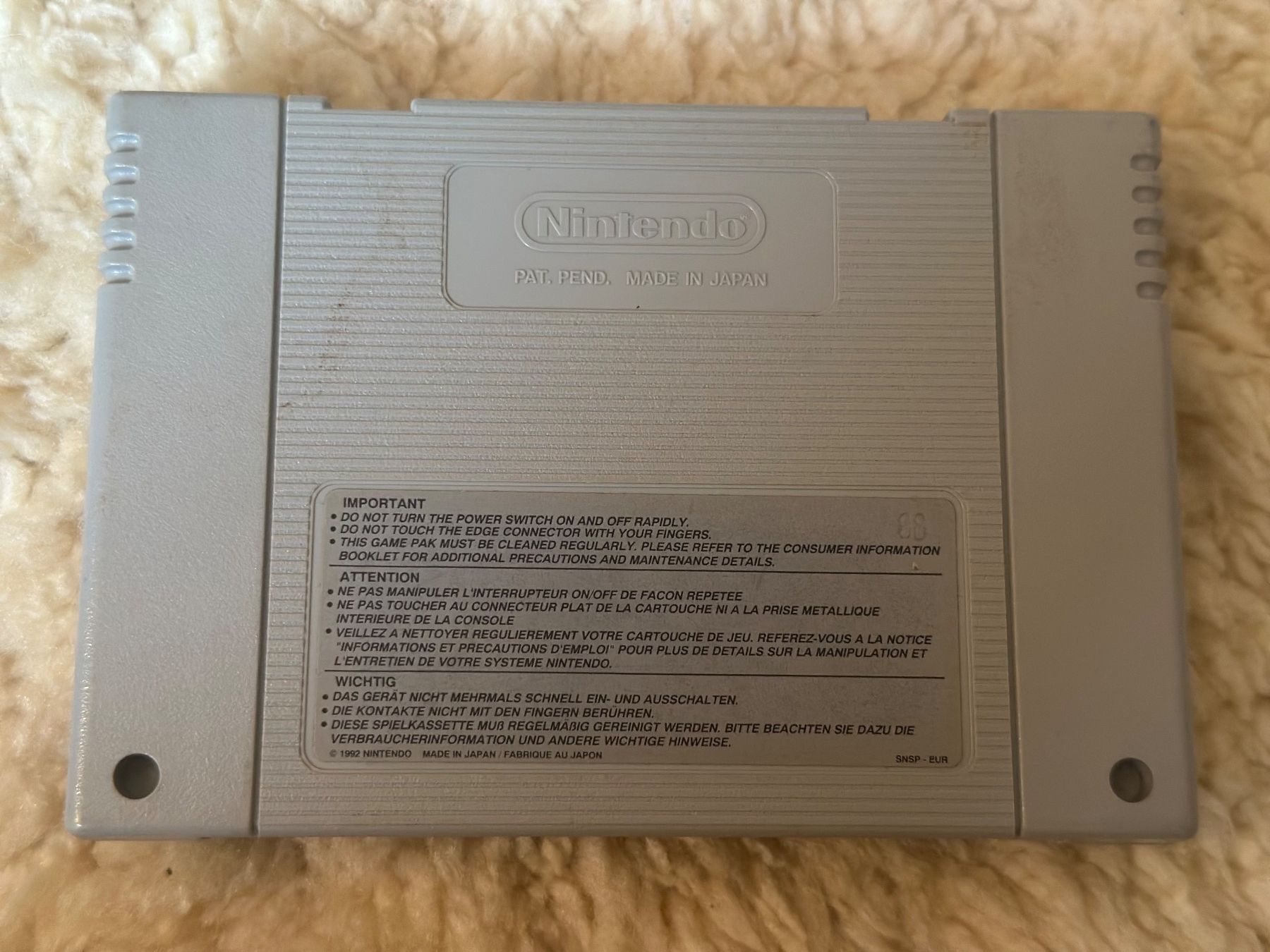 Giochi: Super Soccer - Super Nintendo – Usato da Zürich venduto da John-Wayne23 2