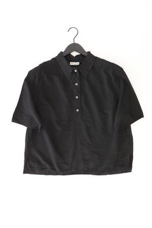 Marc O'Polo Kurzarmbluse Gr. 42 schwarz