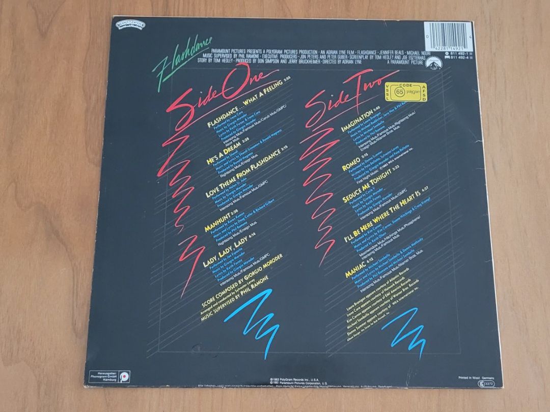Vinyles: LP FLASHDANCE – D'occasion à Martigny par MZ-67 1