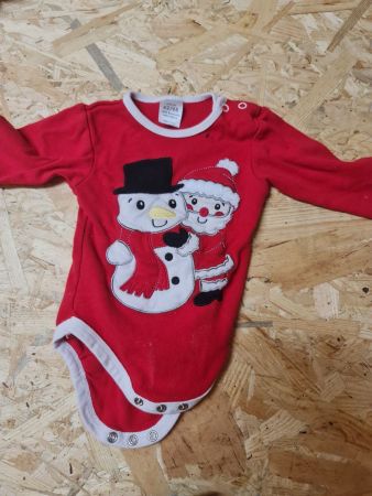 Baby Body Weihnachtsmann 62/68