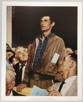 2001 - Kunstdruck N. Rockwell -56 x 46cm